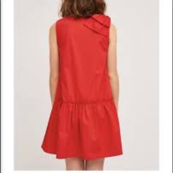 Rare ModCloth Compania Fantastica Red Mini Dress with Bow - Picture 9 of 10